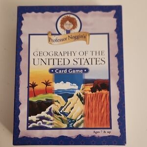Geography of the United States Card Game - Blue